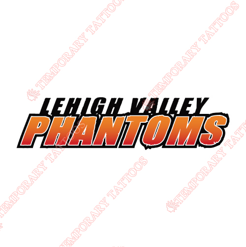 Lehigh Valley Phantoms Customize Temporary Tattoos Stickers NO.9066